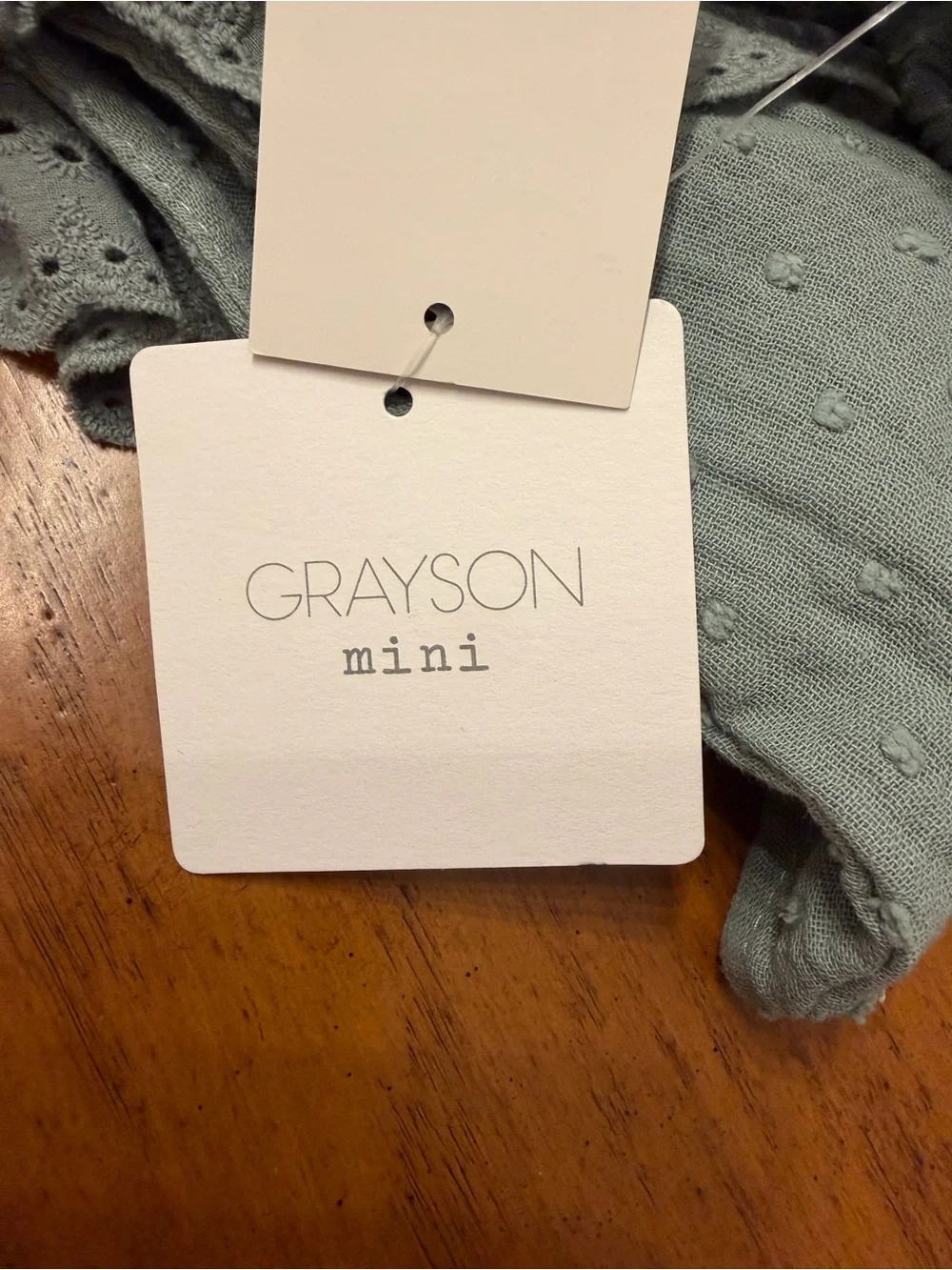 Grayson Mini Ruffle Tank & Diaper Cover Set in Sage
